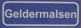 Koelkastmagneet plaatsnaambord Geldermalsen