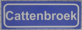 Koelkastmagneet plaatsnaambord Cattenbroek