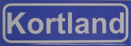 Koelkastmagneet plaatsnaambord Kortland