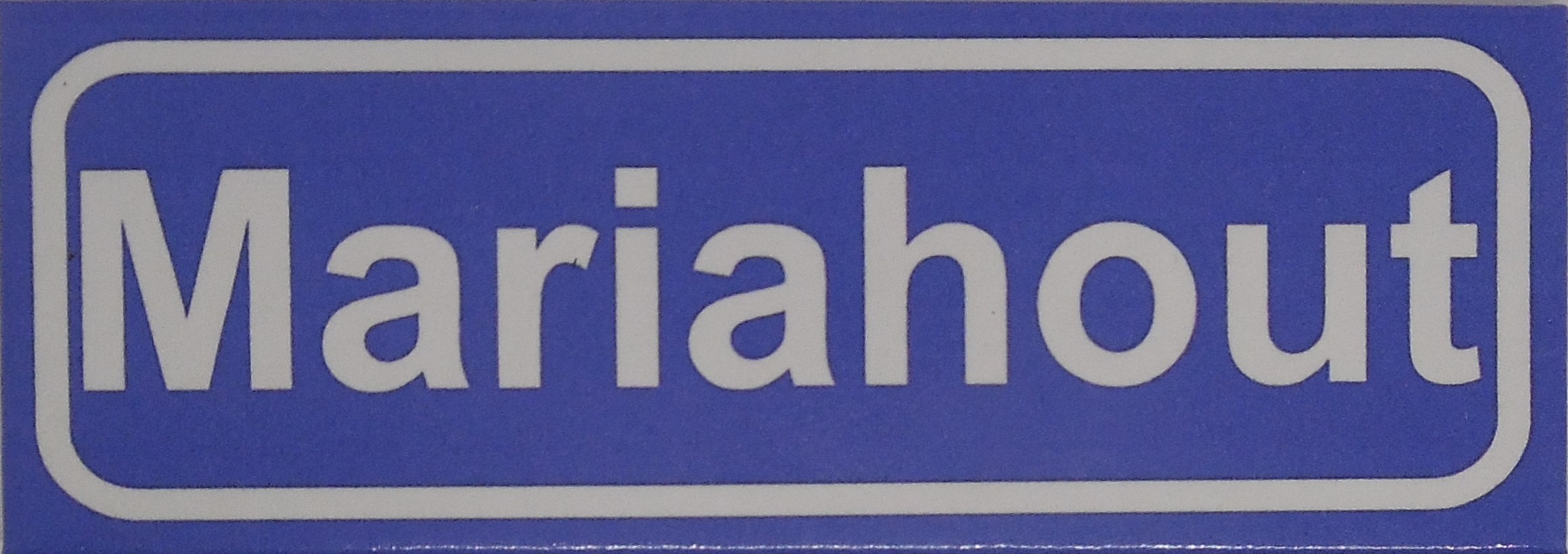 Koelkastmagneet plaatsnaambord Mariahout