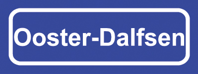 Koelkastmagneet plaatsnaambord Ooster-Dalfsen