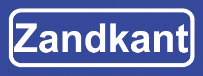 Koelkastmagneet plaatsnaambord Zandkant