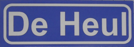Koelkastmagneet plaatsnaambord De Heul