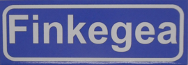 Koelkastmagneet plaatsnaambord Finkegea