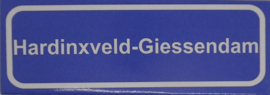 Koelkastmagneet plaatsnaambord Hardinxveld-Giessendam