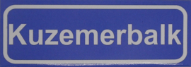 Koelkastmagneet plaatsnaambord Kuzemerbalk
