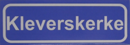 Koelkastmagneet plaatsnaambord Kleverskerke