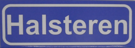 Koelkastmagneet plaatsnaambord Halsteren
