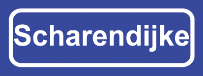 Koelkastmagneet plaatsnaambord Scharendijke