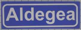 Koelkastmagneet plaatsnaambord Aldegea