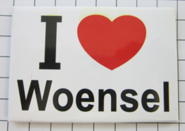 koelkastmagneet   I love Woensel  N_NB1.006
