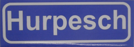 Koelkastmagneet plaatsnaambord Hurpesch