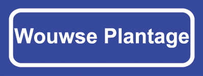 Koelkastmagneet plaatsnaambord Wouwse Plantage