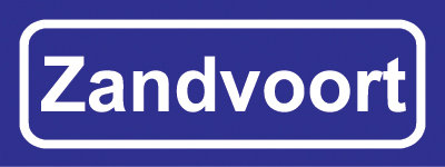 Koelkastmagneet plaatsnaambord Zandvoort