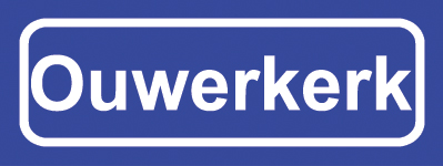 Koelkastmagneet plaatsnaambord Ouwerkerk