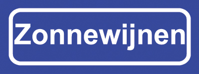 Koelkastmagneet plaatsnaambord Zonnewijnen
