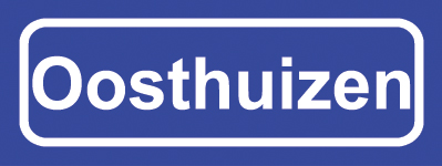 Koelkastmagneet plaatsnaambord Oosthuizen