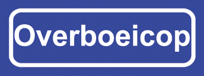 Koelkastmagneet plaatsnaambord Overboeicop