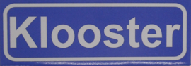 Koelkastmagneet plaatsnaambord Klooster