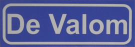 Koelkastmagneet plaatsnaambord De Valom