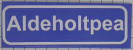 Koelkastmagneet plaatsnaambord Aldeholtpea