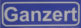 Koelkastmagneet plaatsnaambord Ganzert