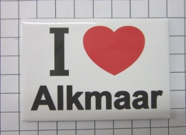 koelkastmagneet I ♥ Alkmaar N_NH7.001