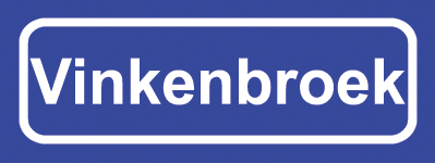 Koelkastmagneet plaatsnaambord Vinkenbroek