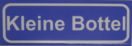 Koelkastmagneet plaatsnaambord Kleine Bottel