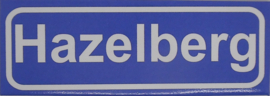 Koelkastmagneet plaatsnaambord Hazelberg