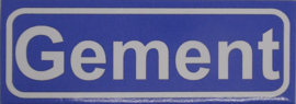 Koelkastmagneet plaatsnaambord Gement