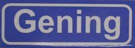 Koelkastmagneet plaatsnaambord Gening
