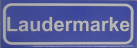 Koelkastmagneet plaatsnaambord Laudermarke