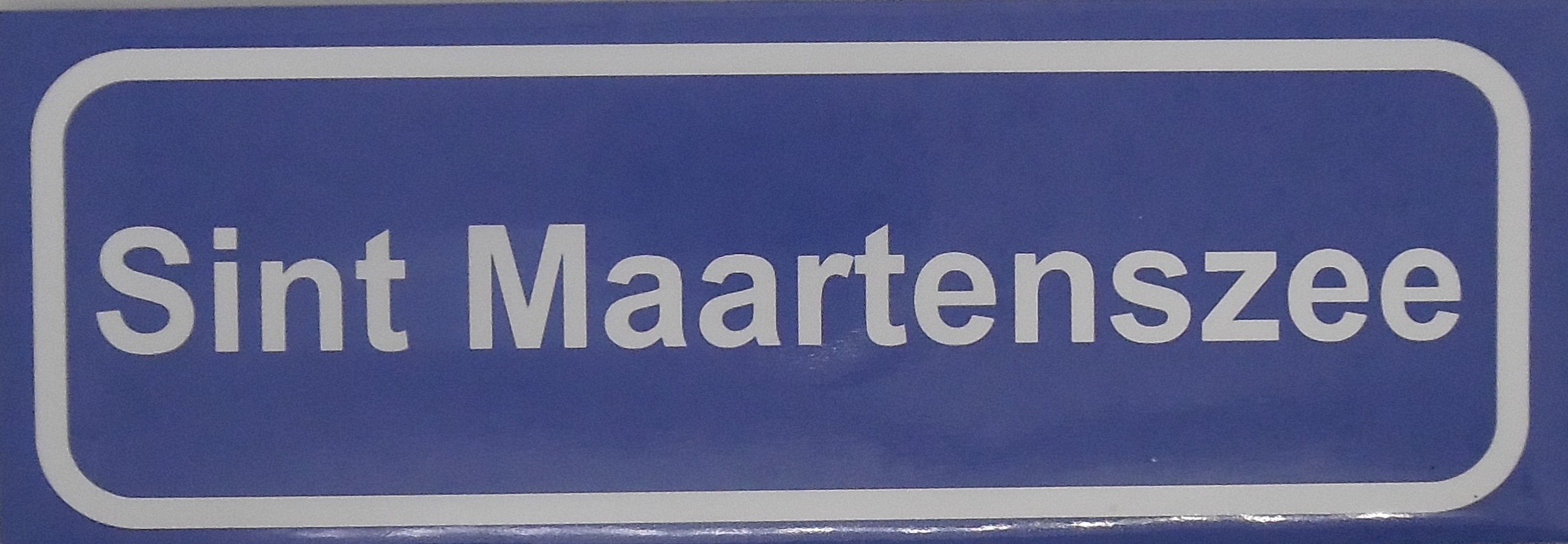 Koelkastmagneet plaatsnaambord Sint Maartenszee