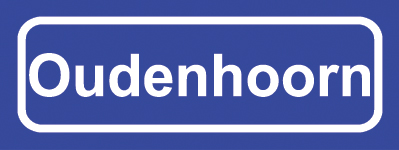 Koelkastmagneet plaatsnaambord Oudenhoorn
