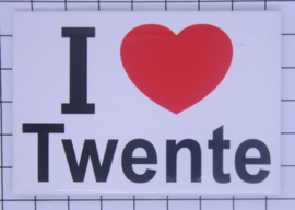 koelkastmagneet I ♥ Twente N_OV5.001