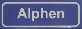 Koelkastmagneet plaatsnaambord Alphen