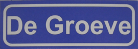 Koelkastmagneet plaatsnaambord De Groeve