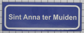 koelkastmagneet plaatsnaambord Sint Anna ter Muiden P_ZE9.4001