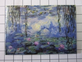 MAC: 20.451 Koelkast magneet Claude Monet waterlelies