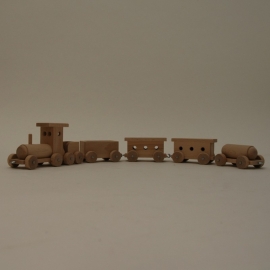 Trein met 4 wagons (klein)