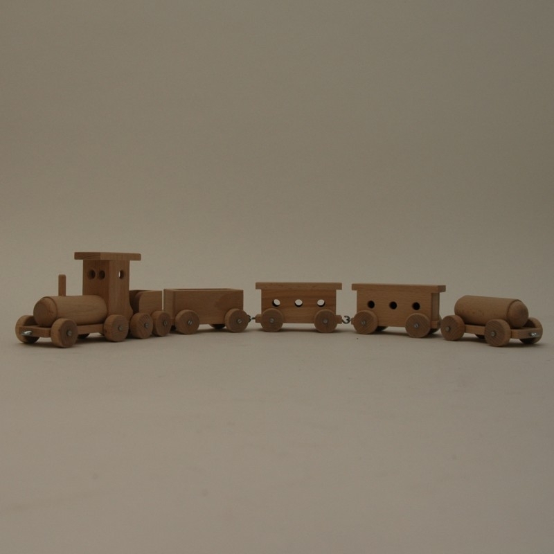 Trein met 4 wagons (klein)