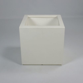 Luxe polyester plantenbak `Cubo` 600x600x600mm