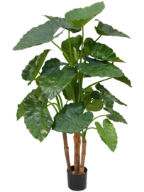 Alocasia Calidora (Olifantsoor) kunstplant - hoogte 135 x breedte 90 cm