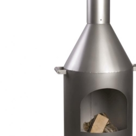 Roestvrijstaal Terrashaard Cotopati, afmetingen H185 x Ø48 cm
