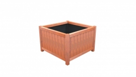 Hardhouten plantenbak `South Beach`  1200 x 1200 x 950mm