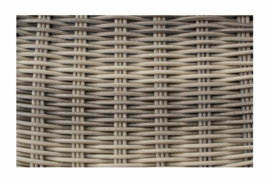 wicker 2-persoons ligbed 'Avila' naturel  - rond vlechtwerk