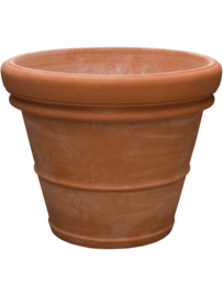 Handgemaakte Terracotta bloempot `Vaso Sofia` Ø67xH57