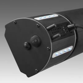 Elektrische terrasverwarmer met bluetooth speaker