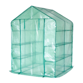 Tuinkas folie (kweekkas) 'Green Haven' met 3 etages - 195x143x143 cm (HxBxL)